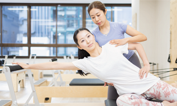 bloom pilates　レッスン
