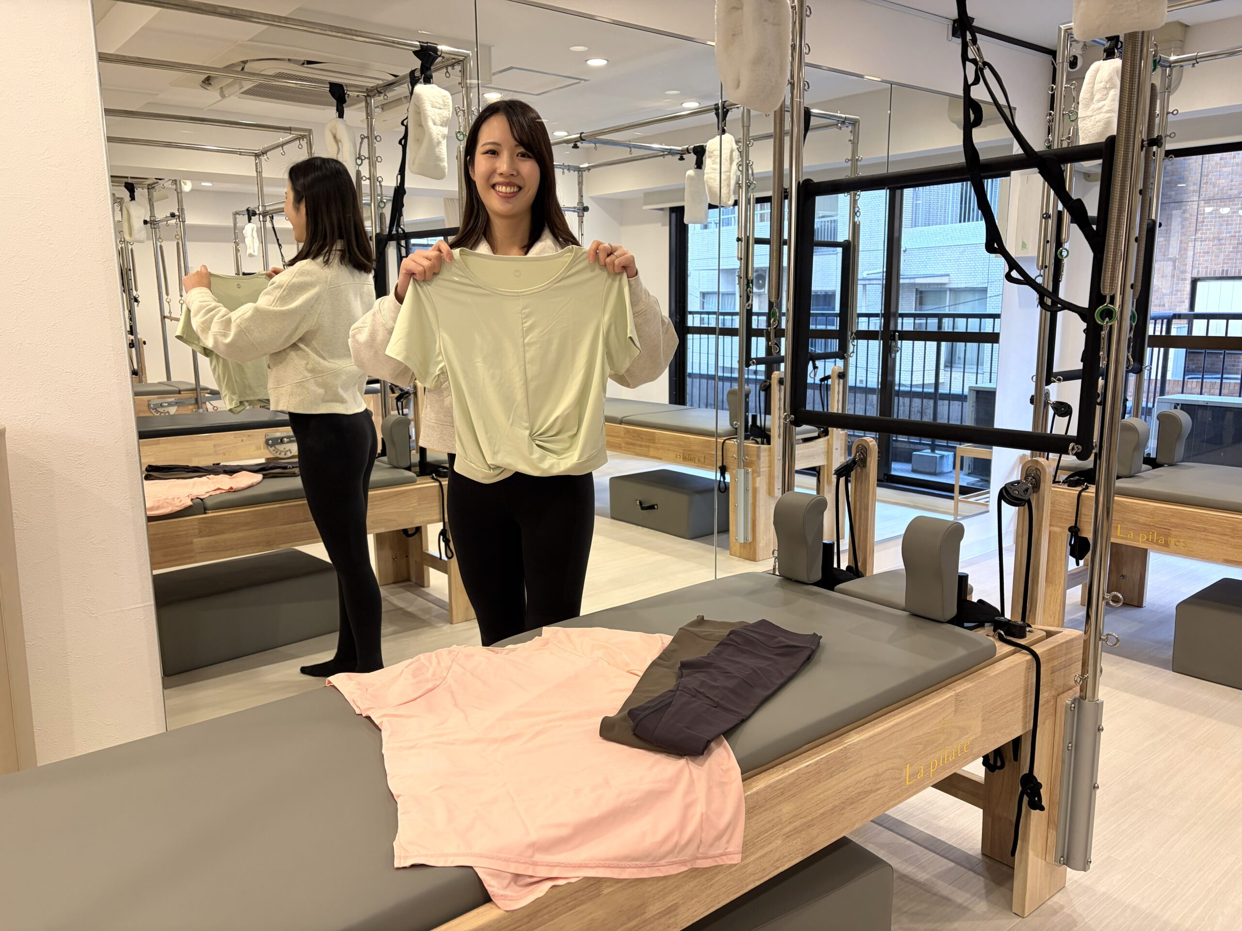 la pilatesウェア写真