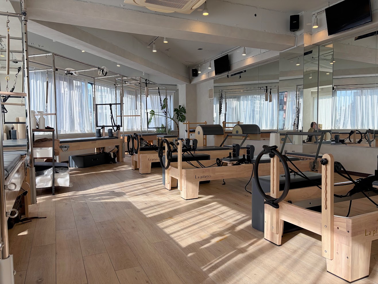 La Pilatesスタジオ風景