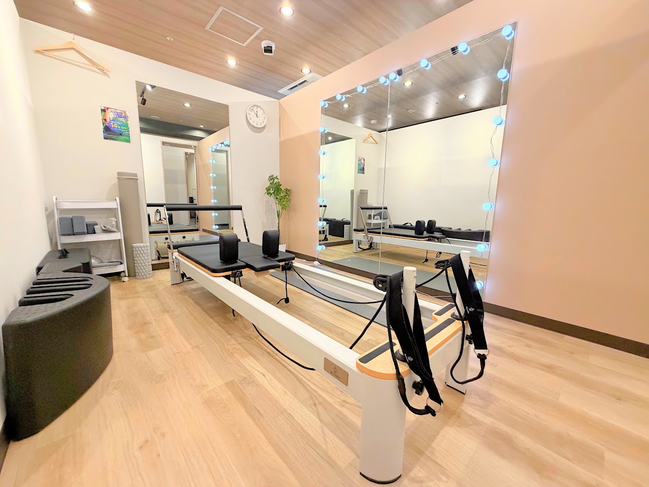 24/7Pilatesスタジオ風景