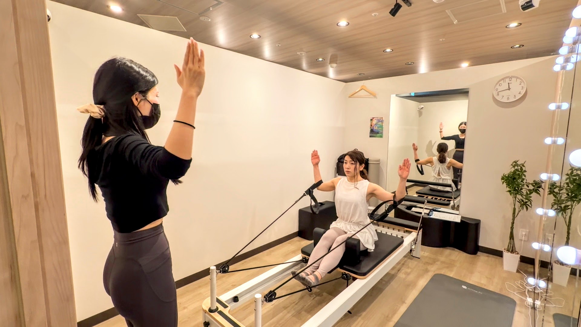 24/7pilates レッスン風景