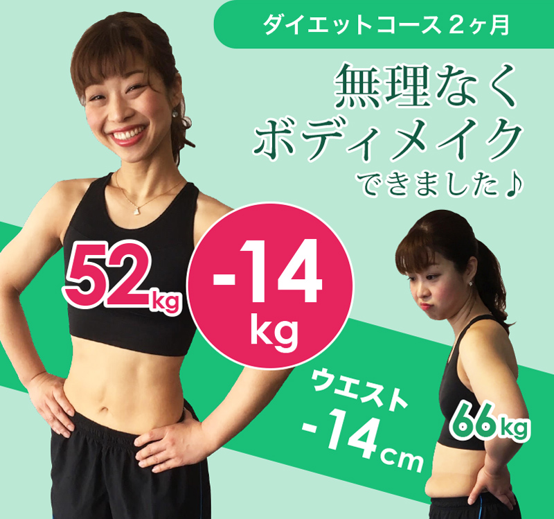 横浜のパーソナルトレーニングジムのモニター様